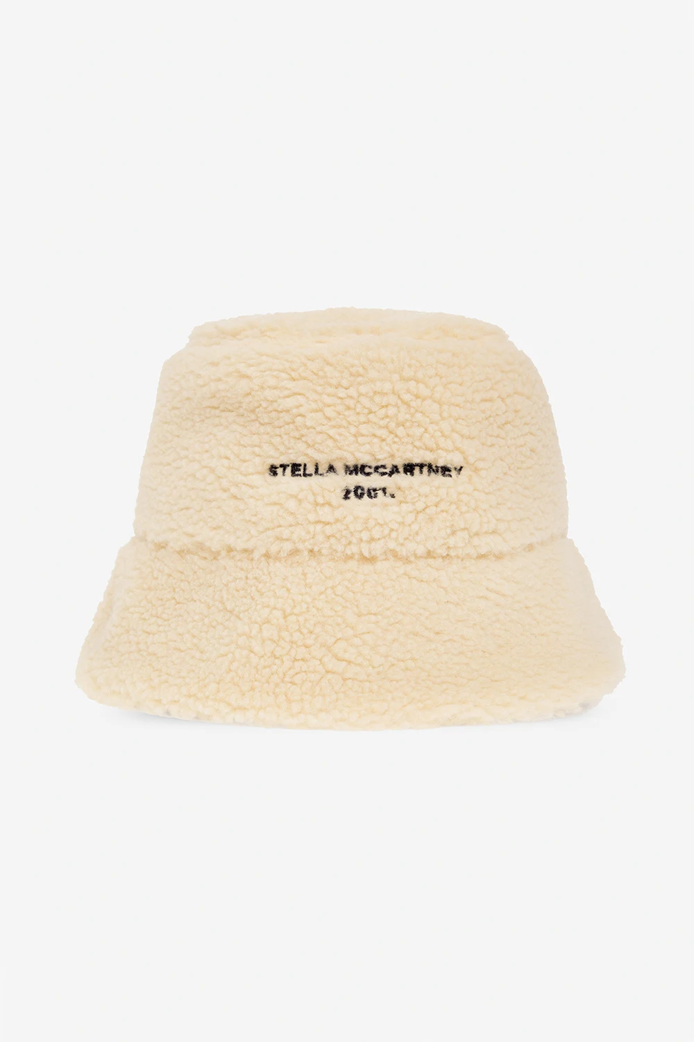 cream Bucket hat with logo