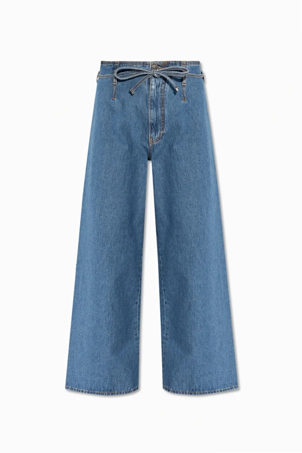 BLAU Jeans mit Logo