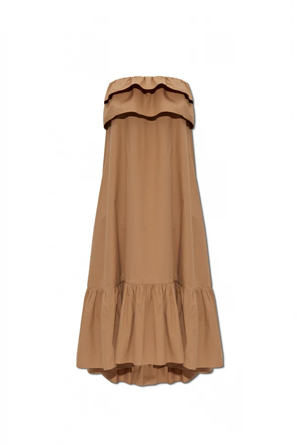 BRAUN Schulterfreies Kleid