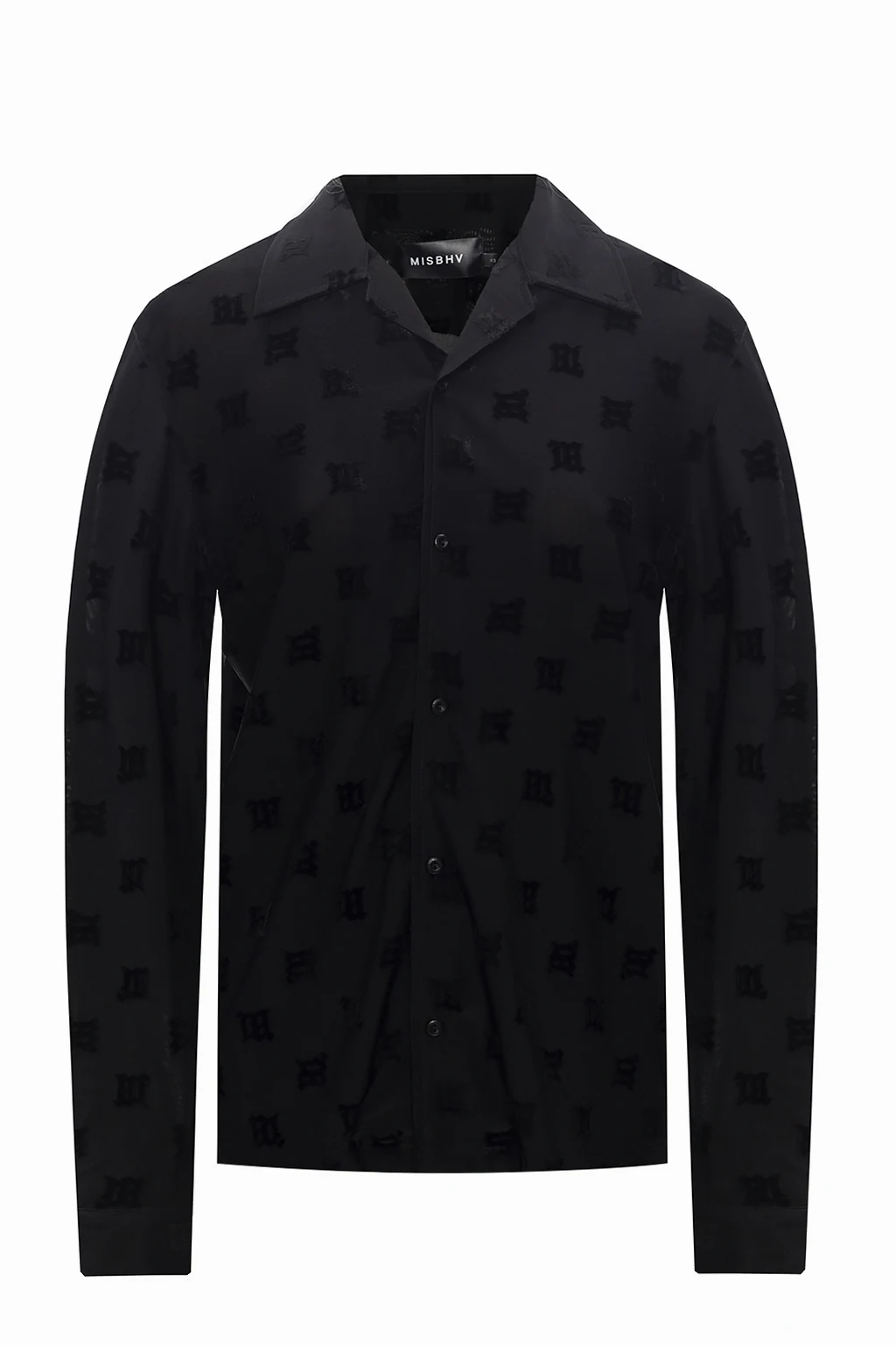 Aksamitna koszula 'Velour Monogram'