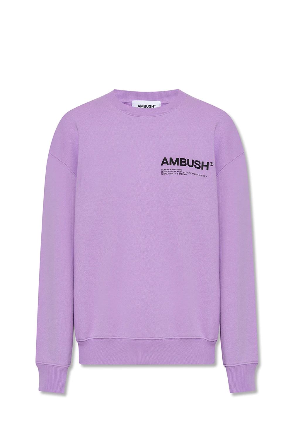PURPLE Sweatshirt with logo