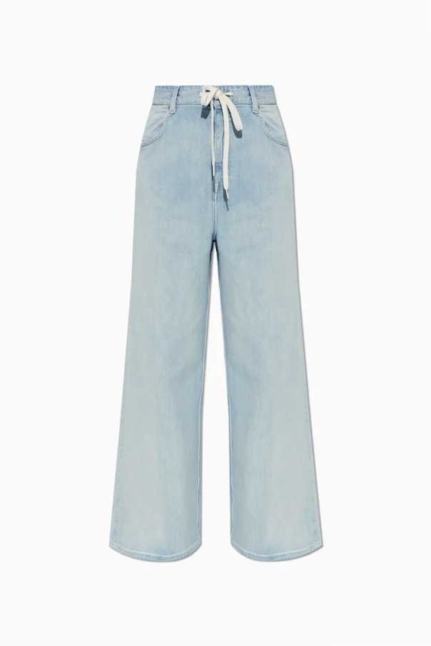 NIEBIESKI Jeansy z szerokimi nogawkami