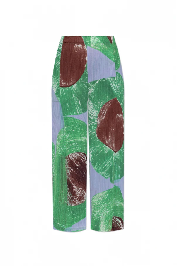 MEHRFARBIG Plissierte Hose