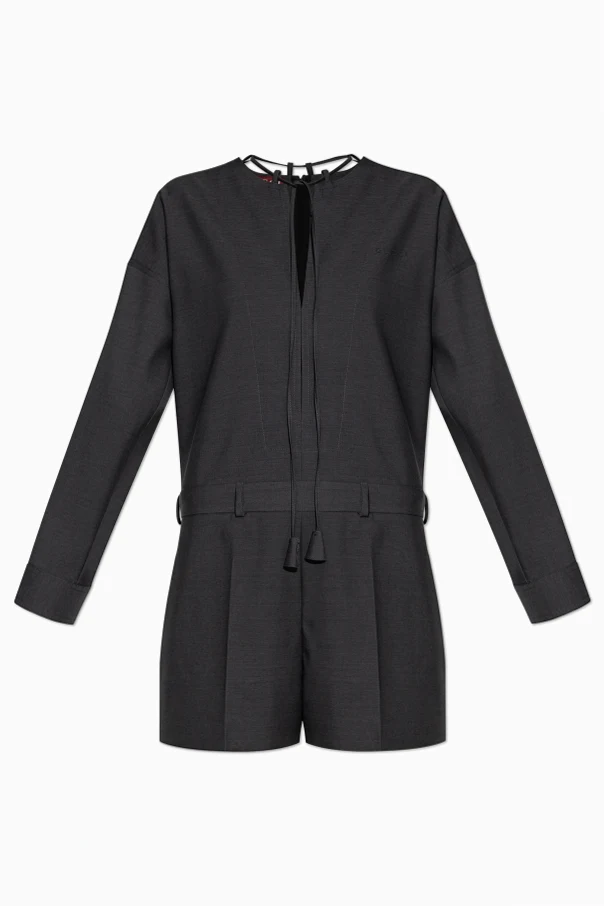 GREY Jumpsuit with embroidered logo