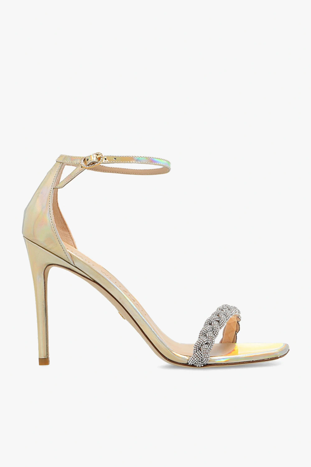 ‘Nudist Curve’ heeled sandals