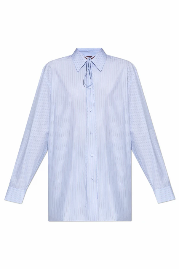 NIEBIESKI Koszula typu `oversize`