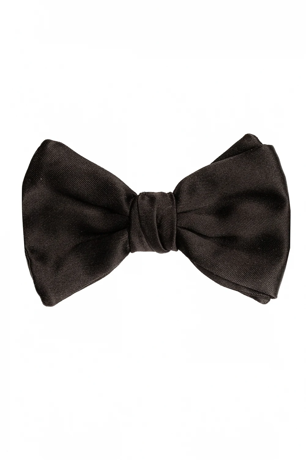 BLACK Silk bow tie
