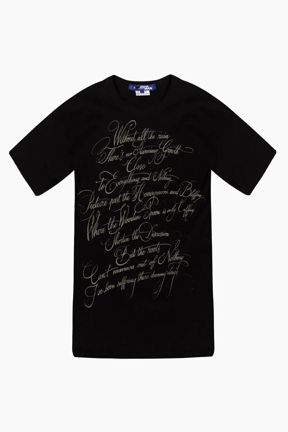 BLACK Printed T-shirt