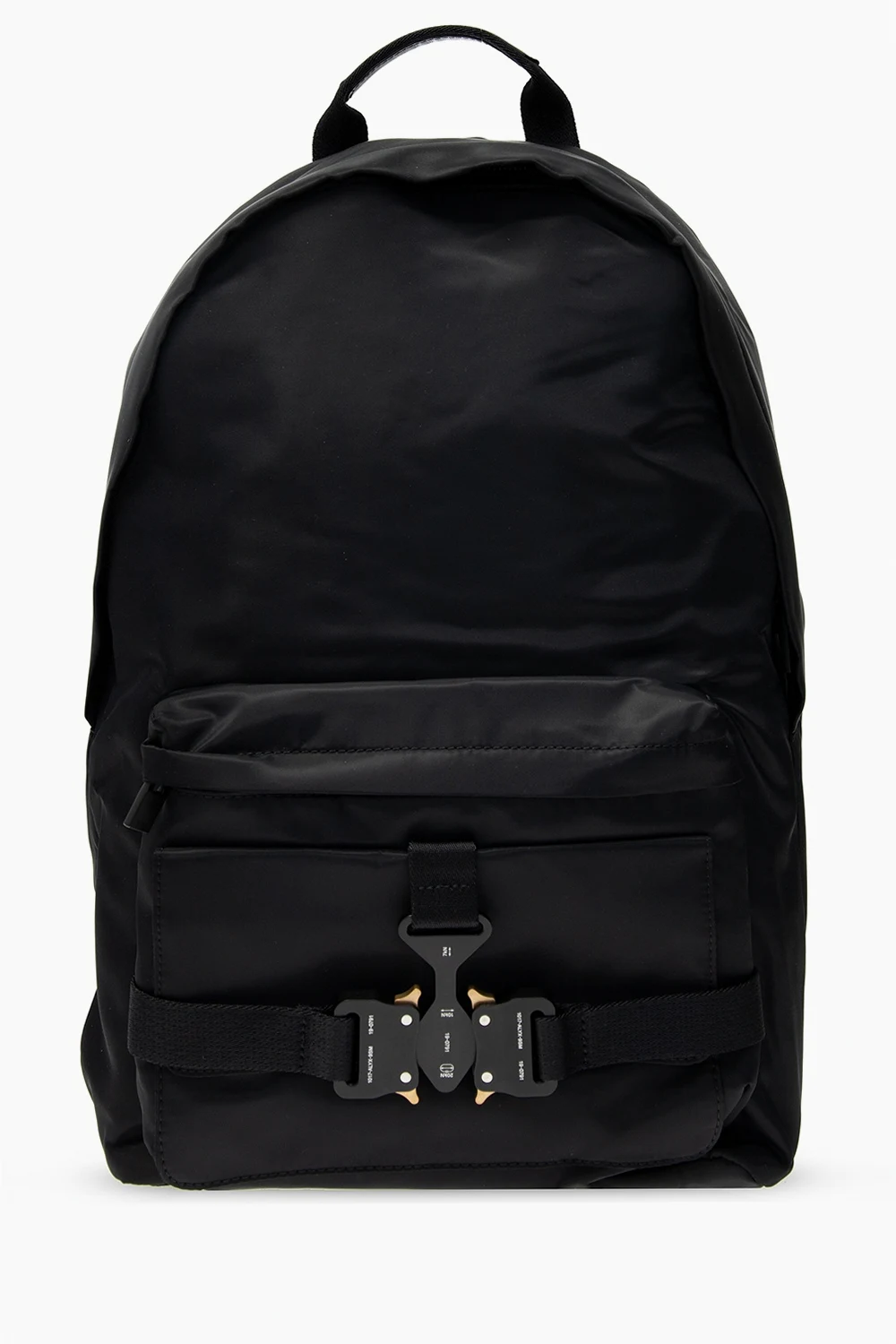 BLACK Buckled backpack