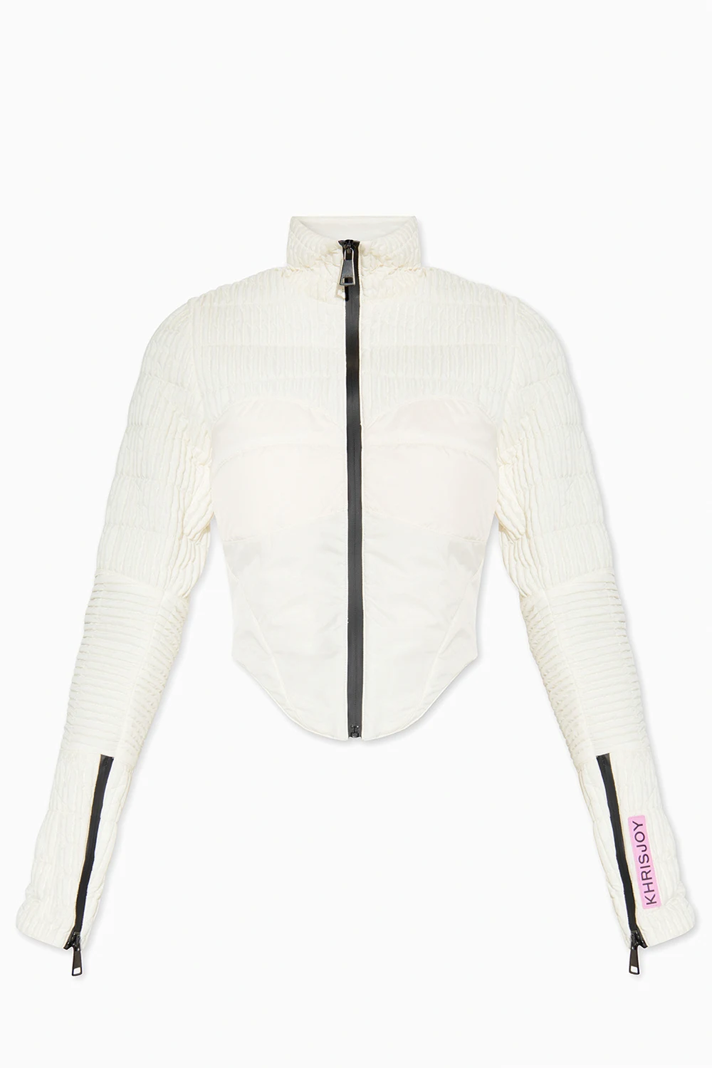 Quilted cropped jacket