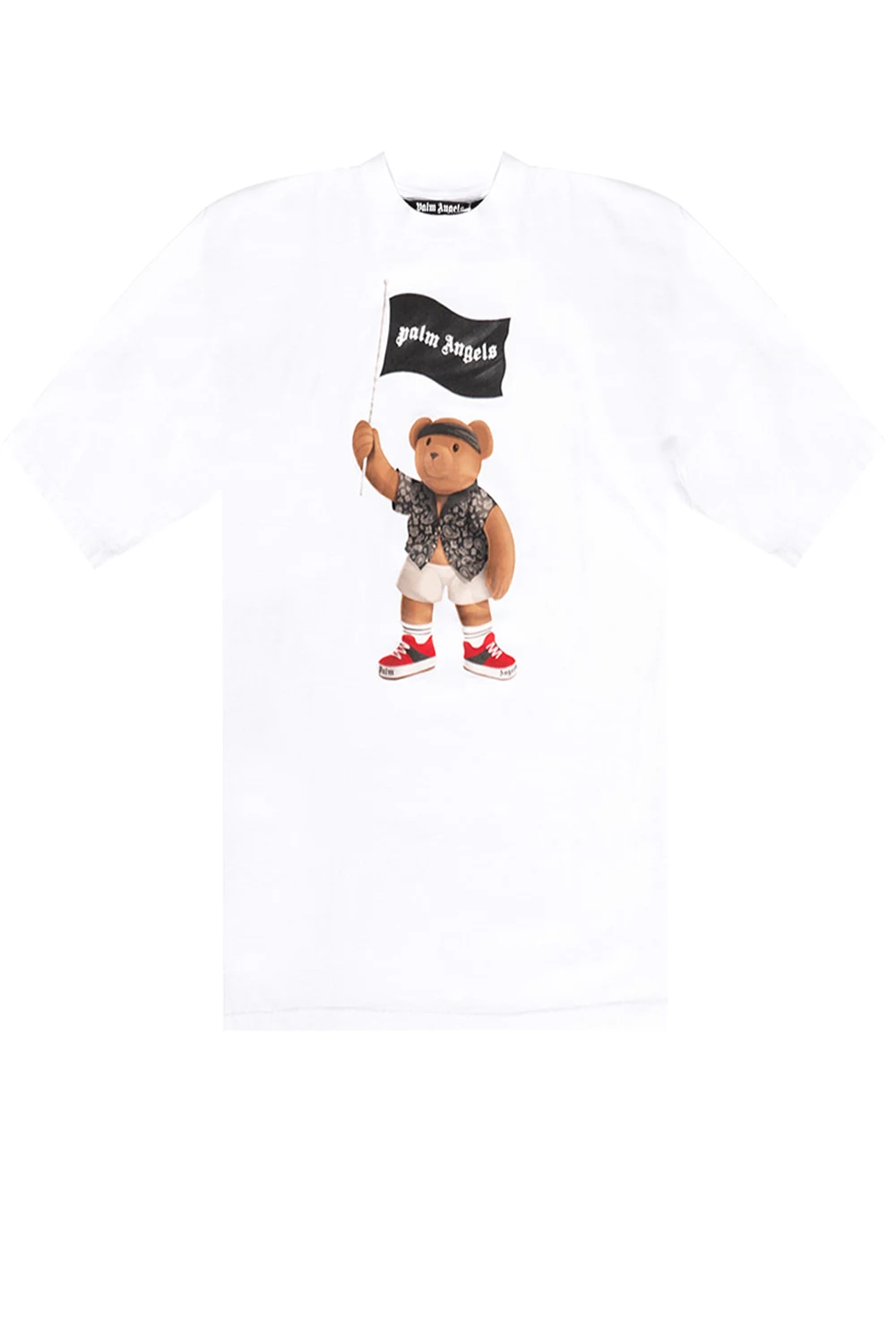 WHITE Logo-printed T-shirt