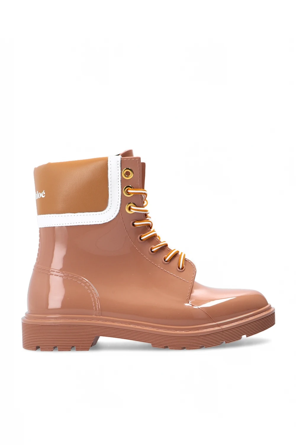 BROWN 'Florrie' rain boots