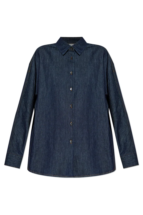 MARINEBLAU Jeanshemd
