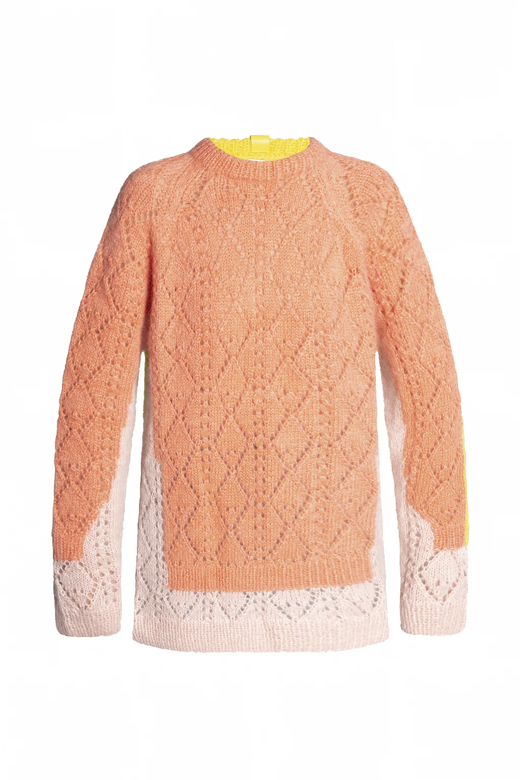 Sweter z ażurowym wzorem