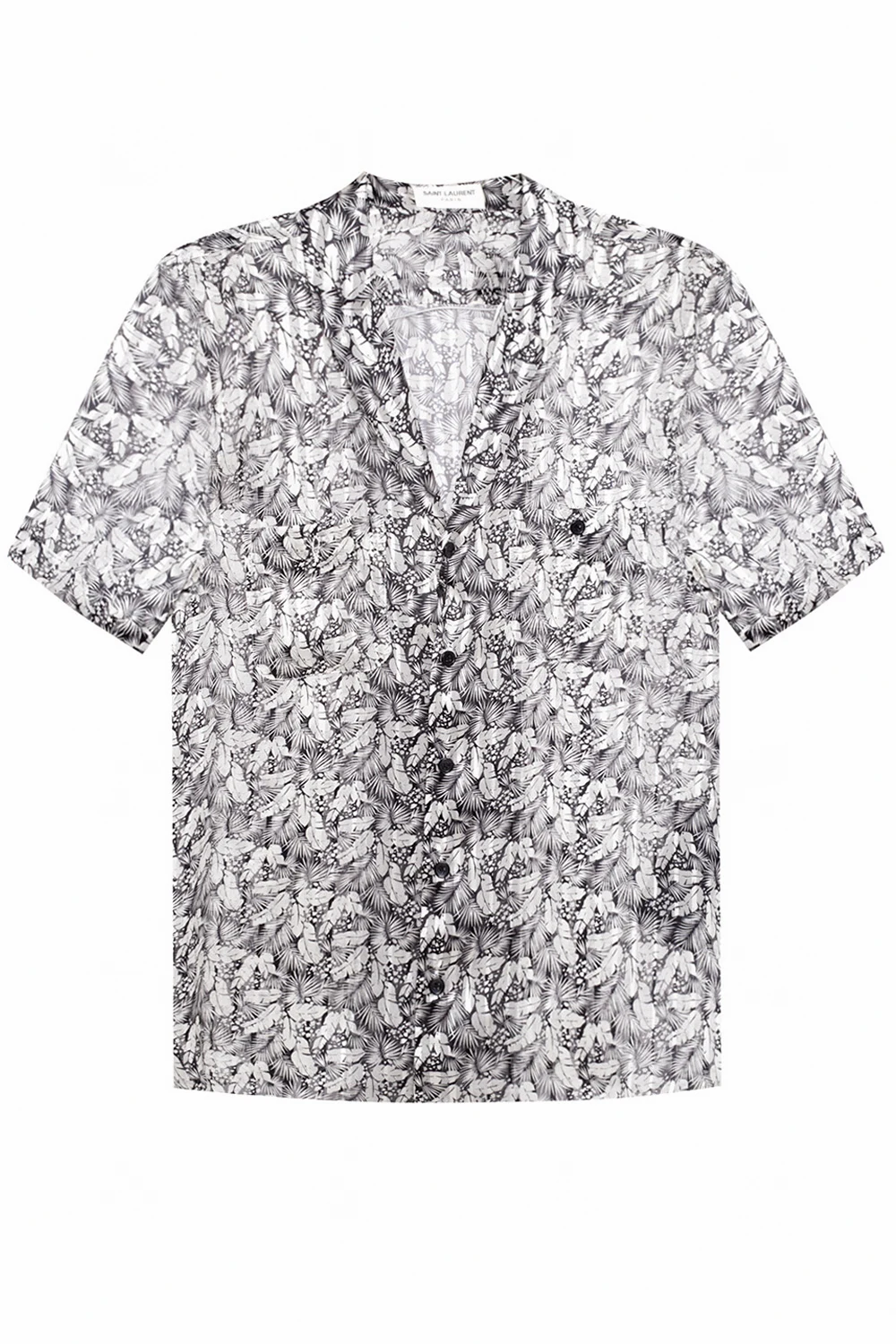 Transparent short sleeve shirt