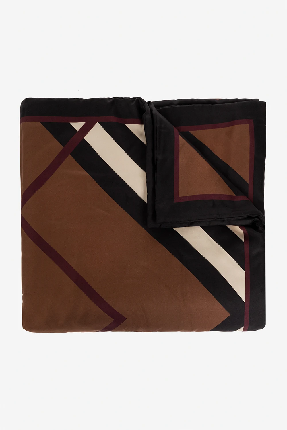 BROWN Silk scarf