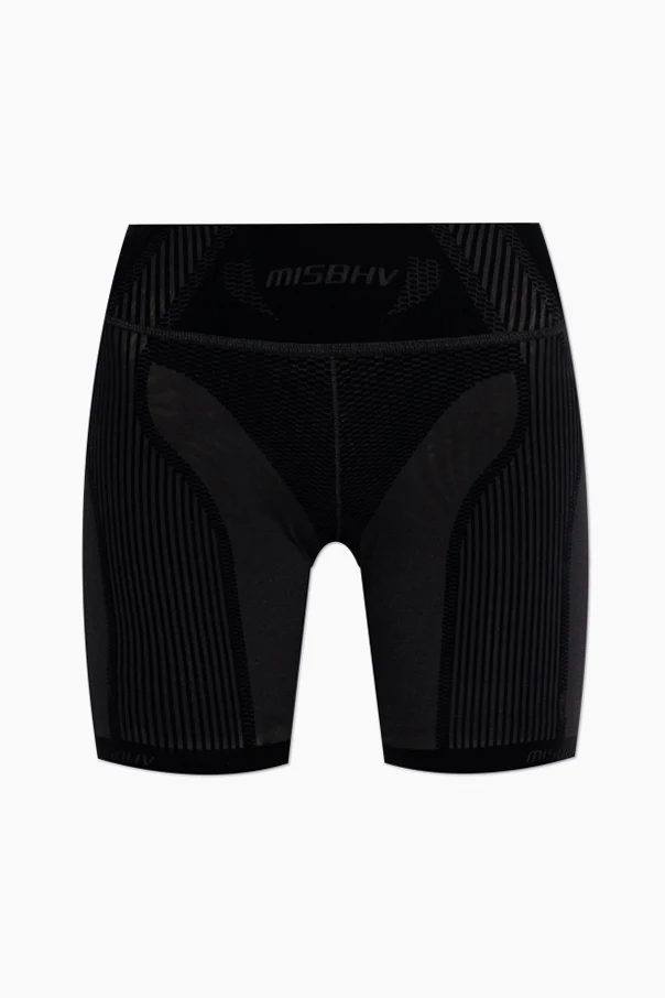 SCHWARZ Shorts mit Logo