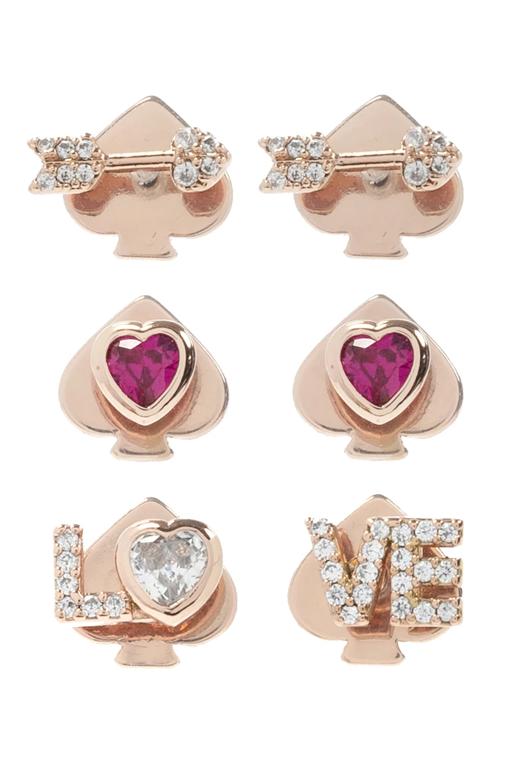 GOLD ‘Spell It Out’ earrings set
