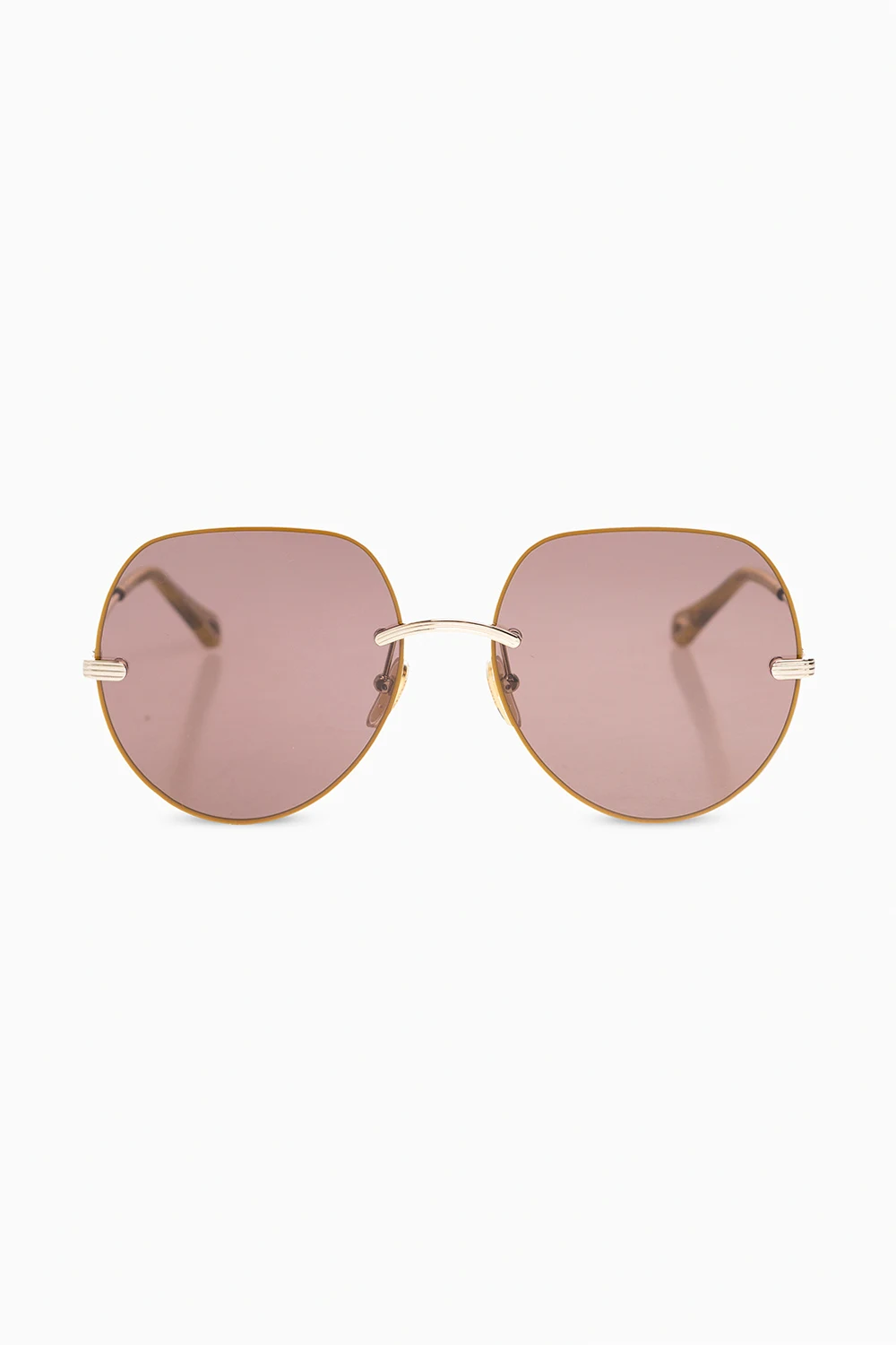 Logo-engraved sunglasses