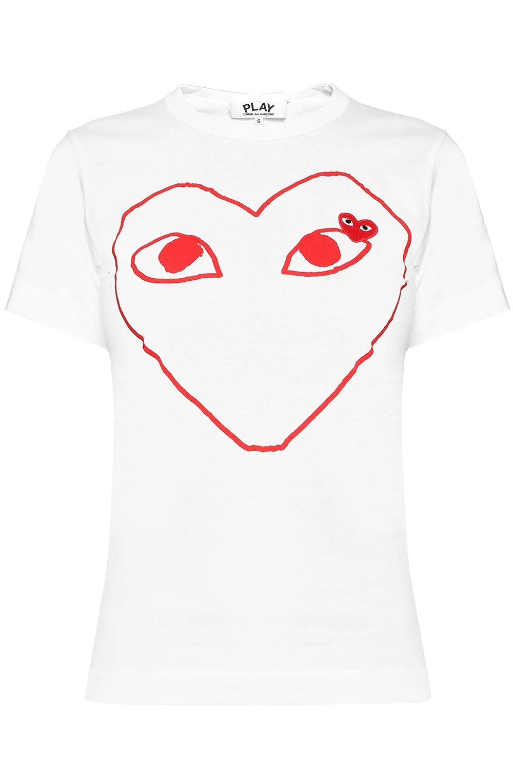 Printed T-shirt with patch