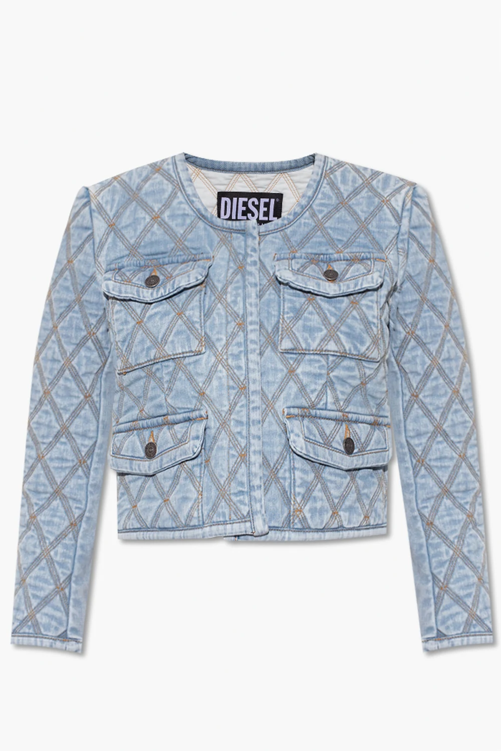 light blue ‘De-Velop’ denim jacket