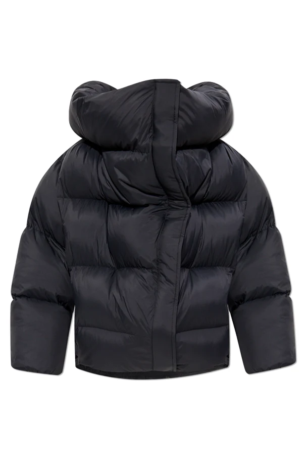 SCHWARZ Gefütterte Jacke