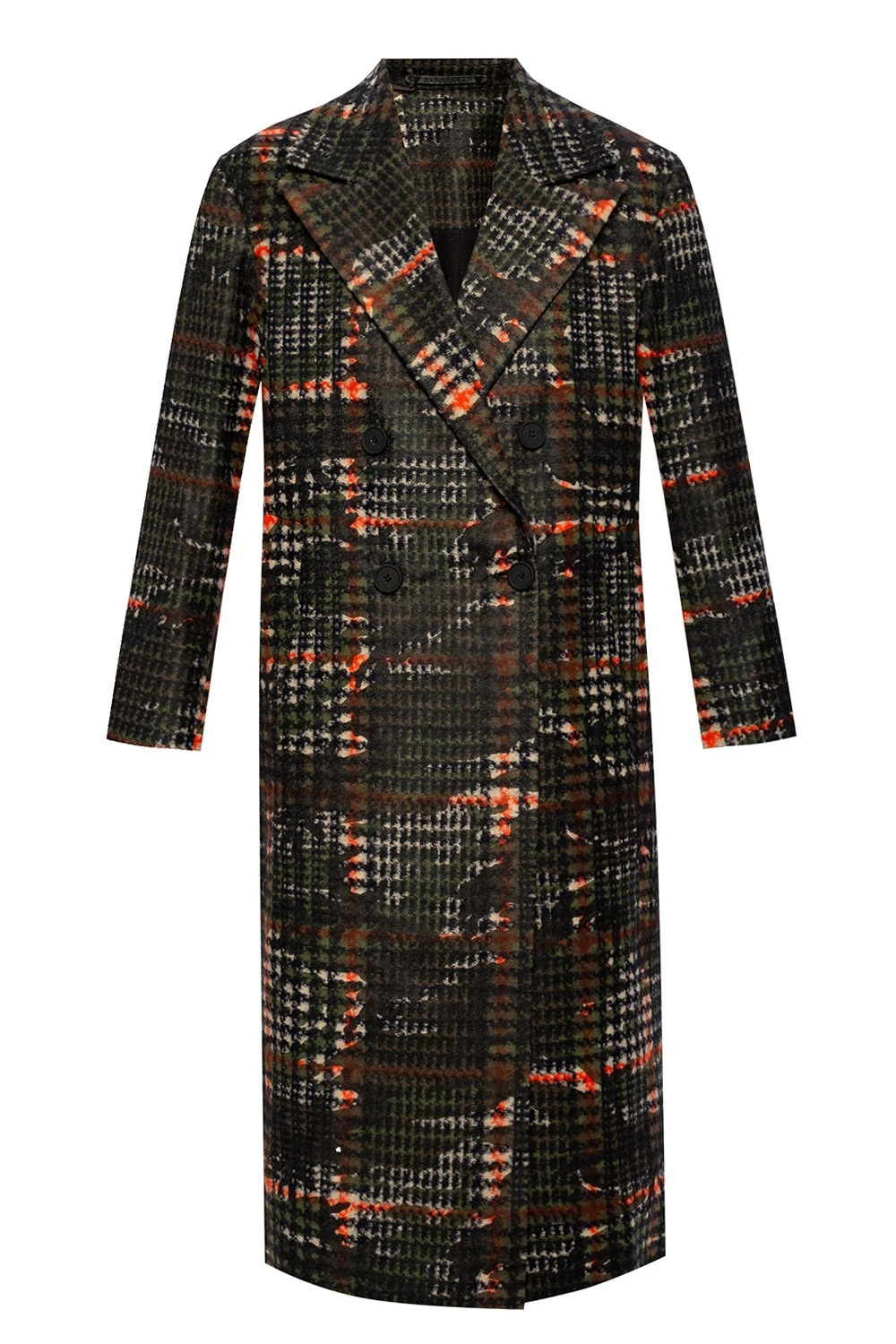 MULTICOLOUR ‘Lottie’ double-breasted coat