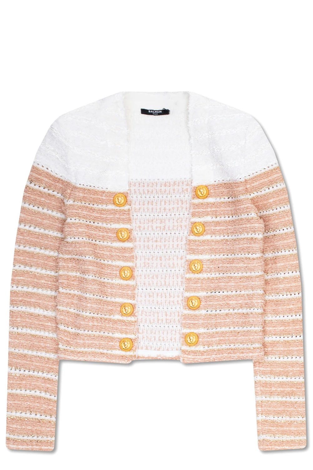 beige Blazer with decorative buttons