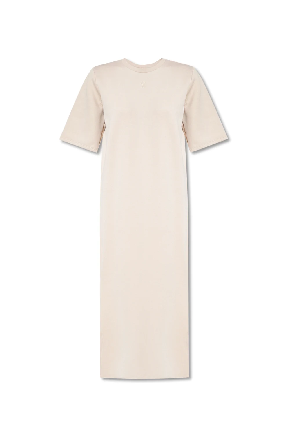 beige ‘IminaGZ’ dress with logo