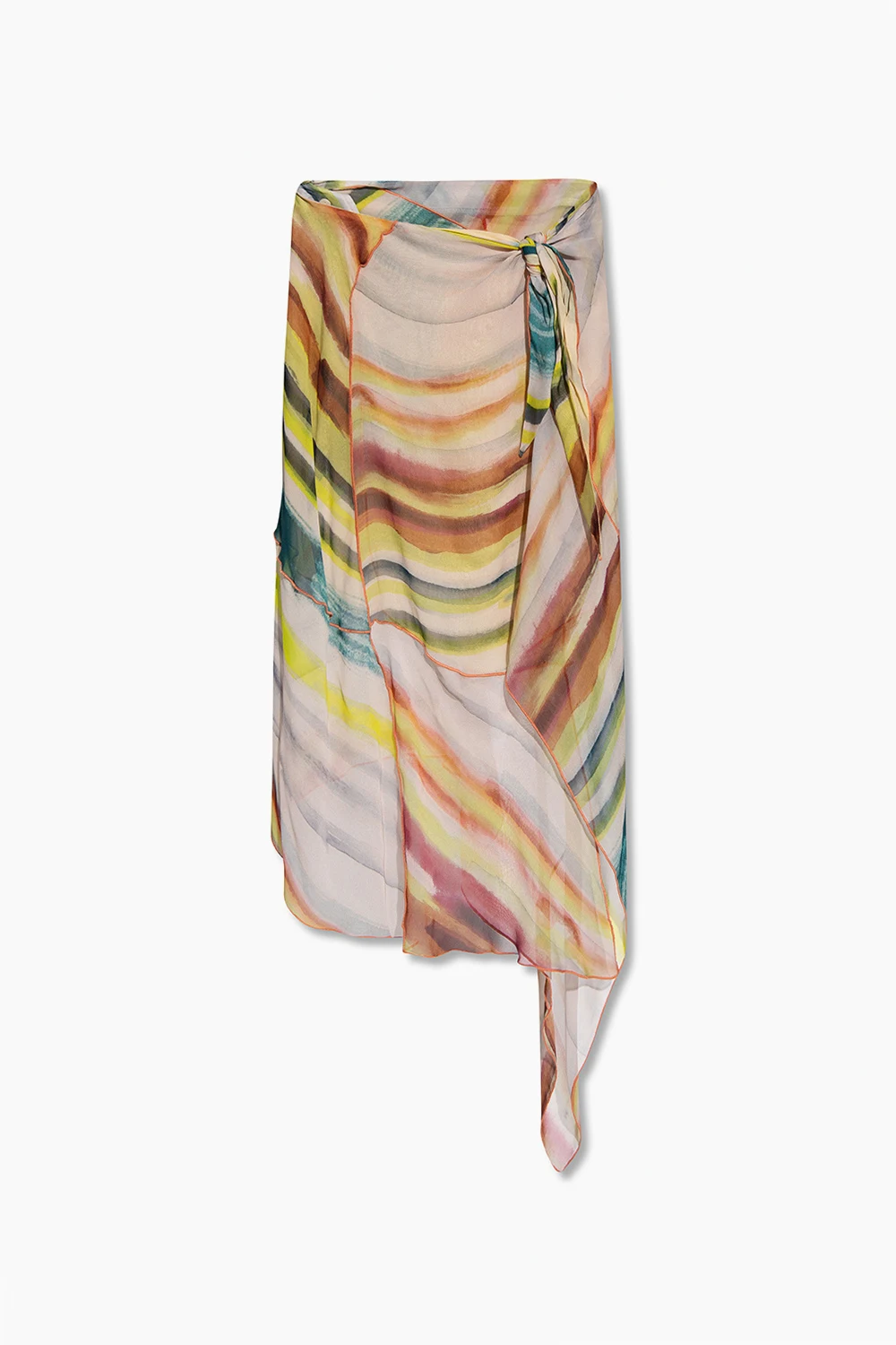 MULTICOLOUR ’O-Rubino’ asymmetrical skirt