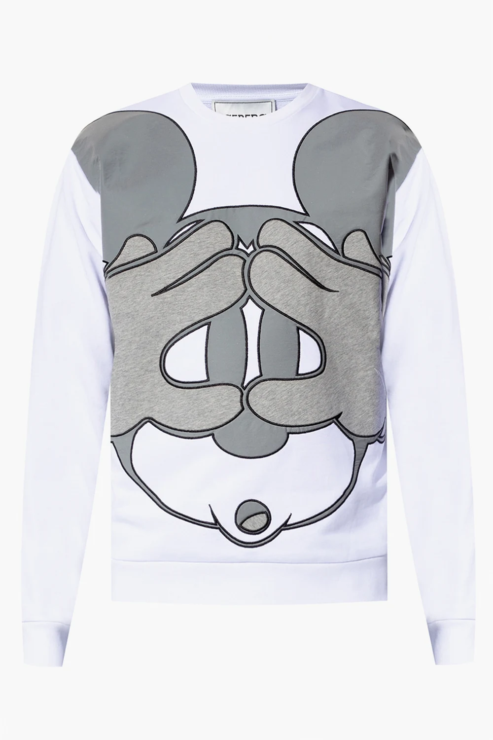 WHITE Embroidered sweater