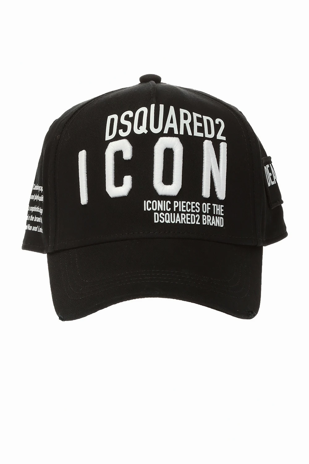 BLACK Baseball cap with logo