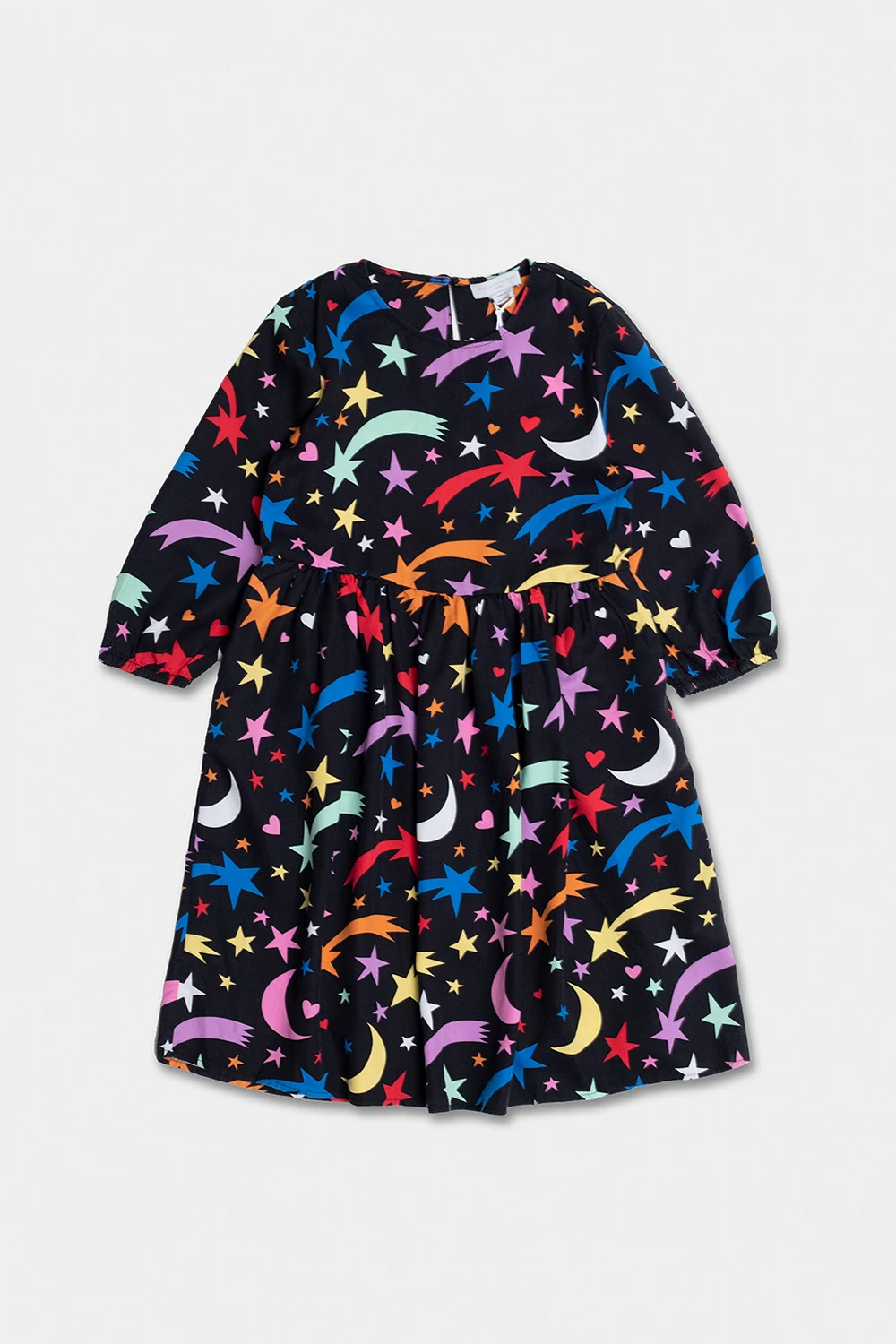 BLACK Patterned dress