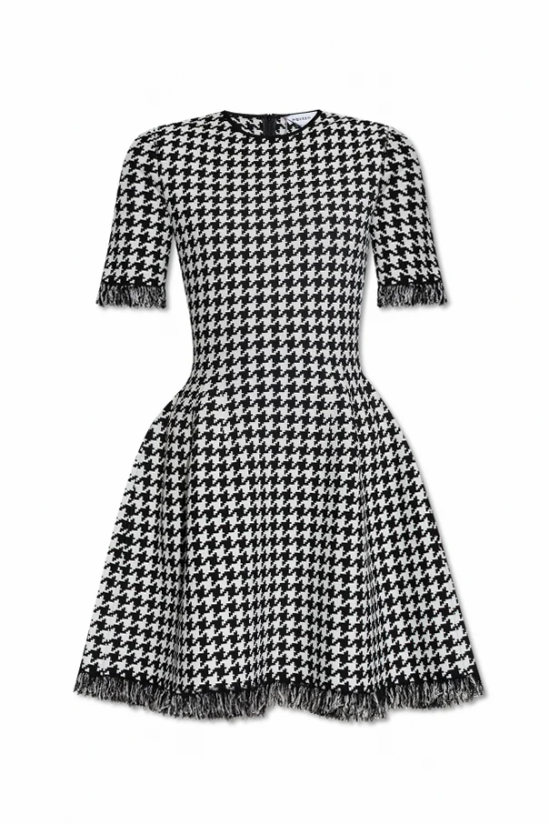 SCHWARZ Kleid mit Muster