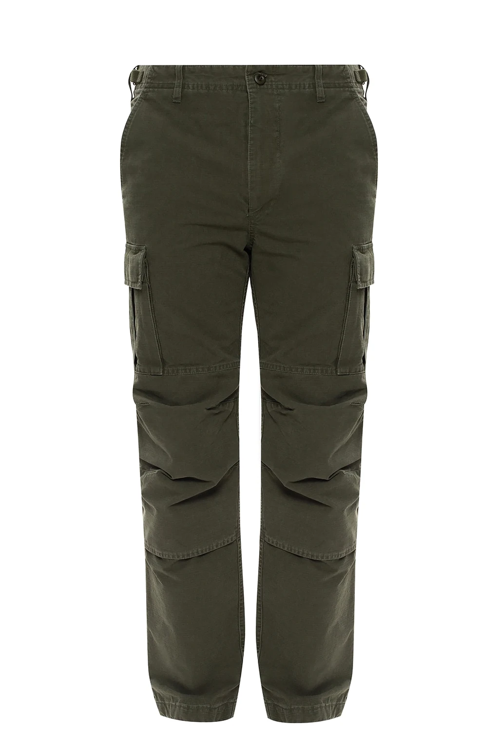 GREEN Trousers with pockets