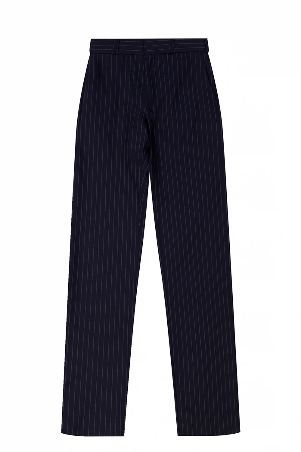NAVY BLUE Striped trousers