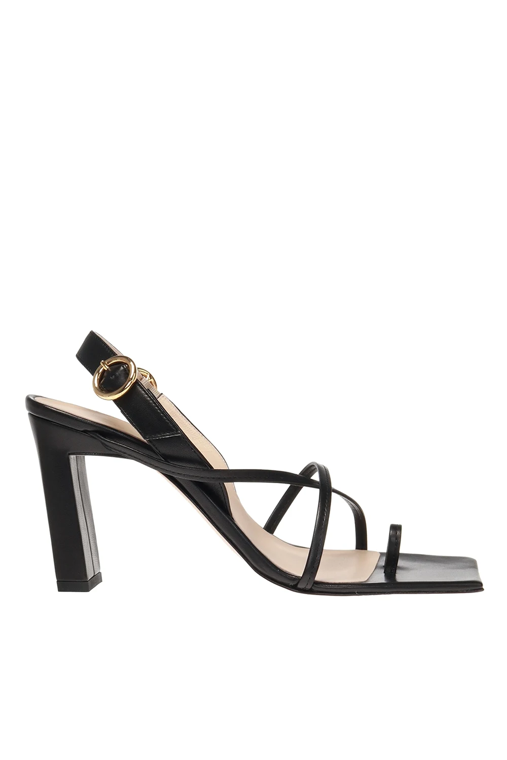 BLACK ‘Elza’ heeled sandals