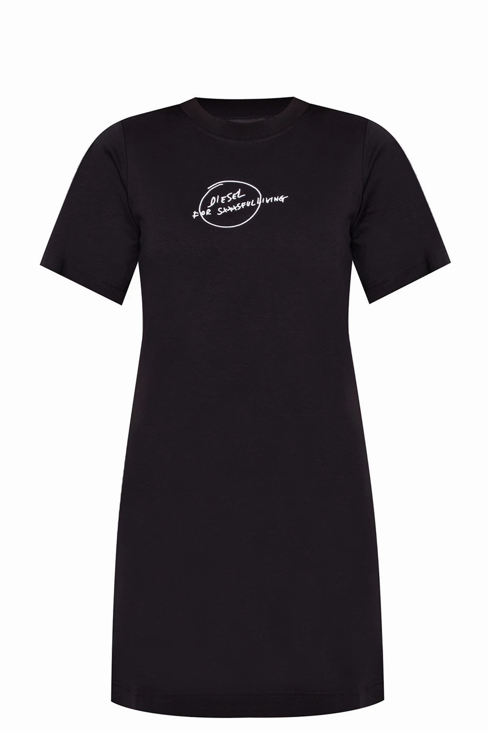 BLACK Dress with logo