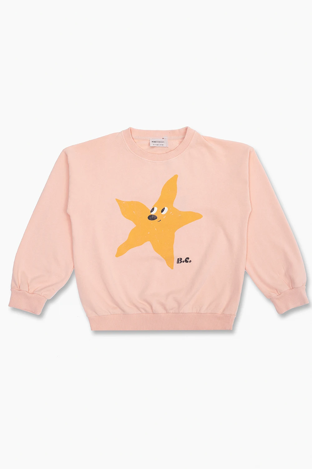 PINK Sweatshirt with motif of starfish