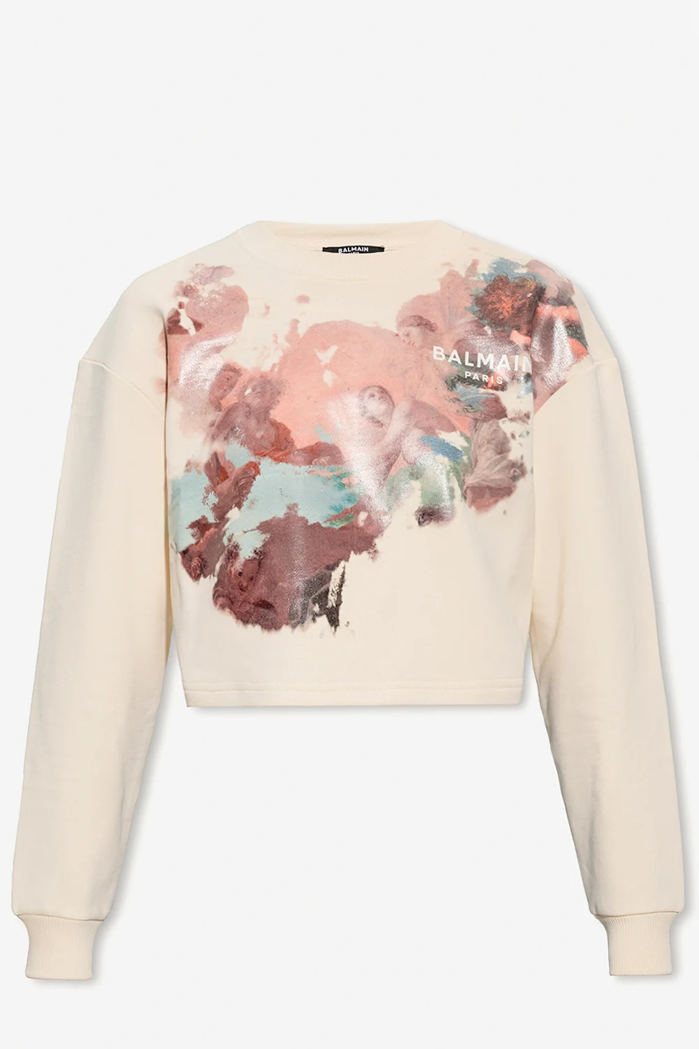cream Printed sweatshirt