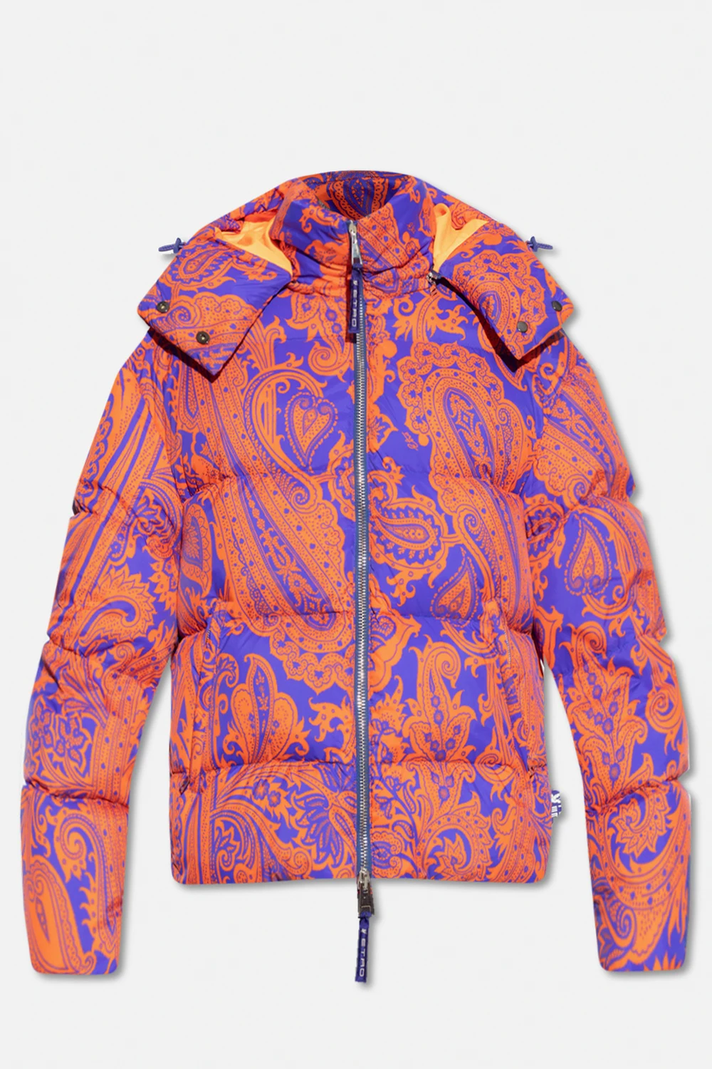 Patterned down jacket