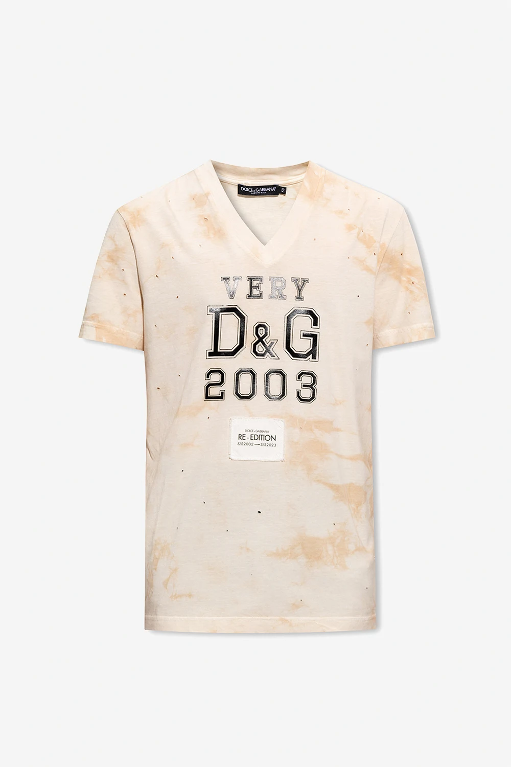 beige T-shirt ‘RE-EDITION S/S 2002’ collection