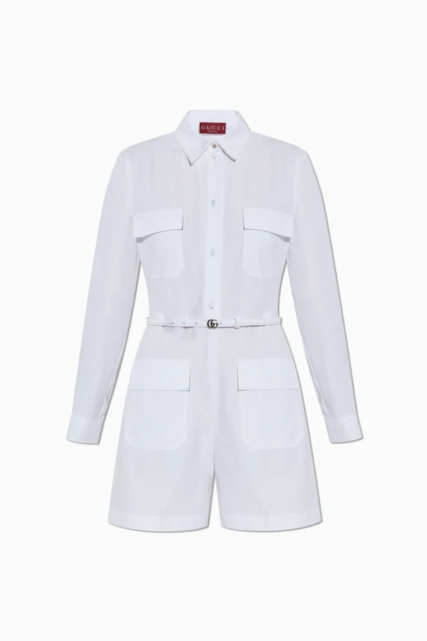 WEISS Baumwolloverall mit Taschen