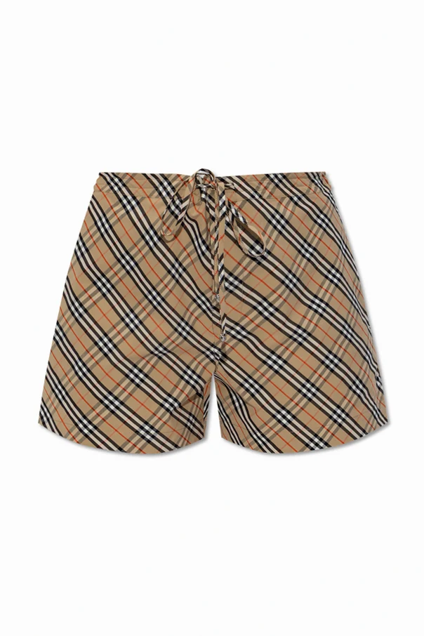 beige Cotton shorts
