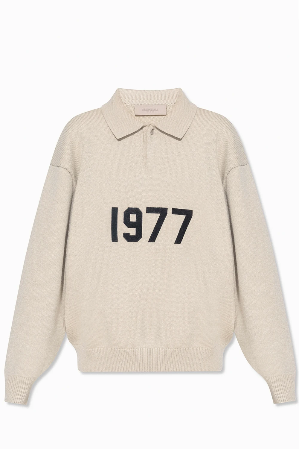 beige Polo sweater