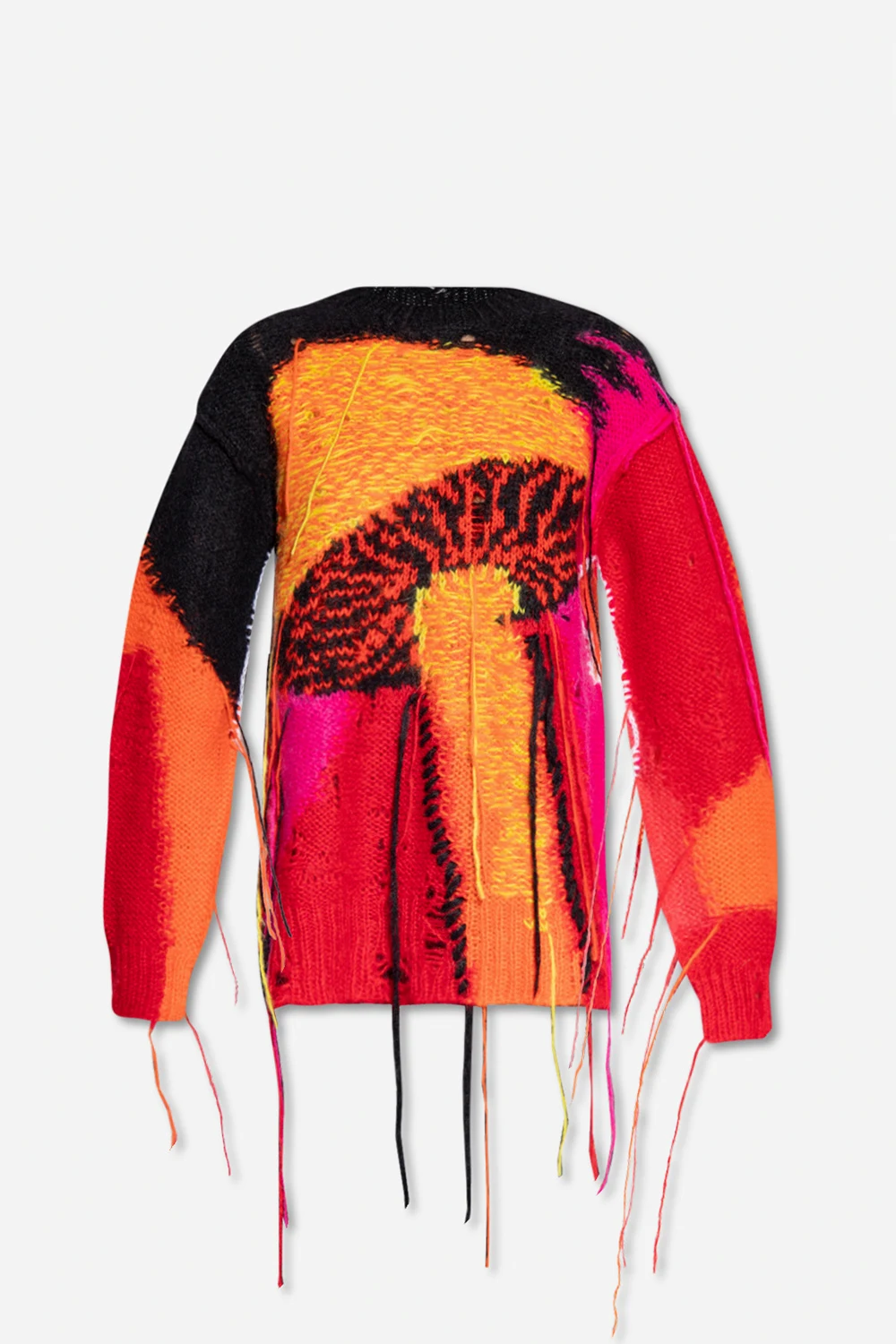 Sweter z rozcięciami