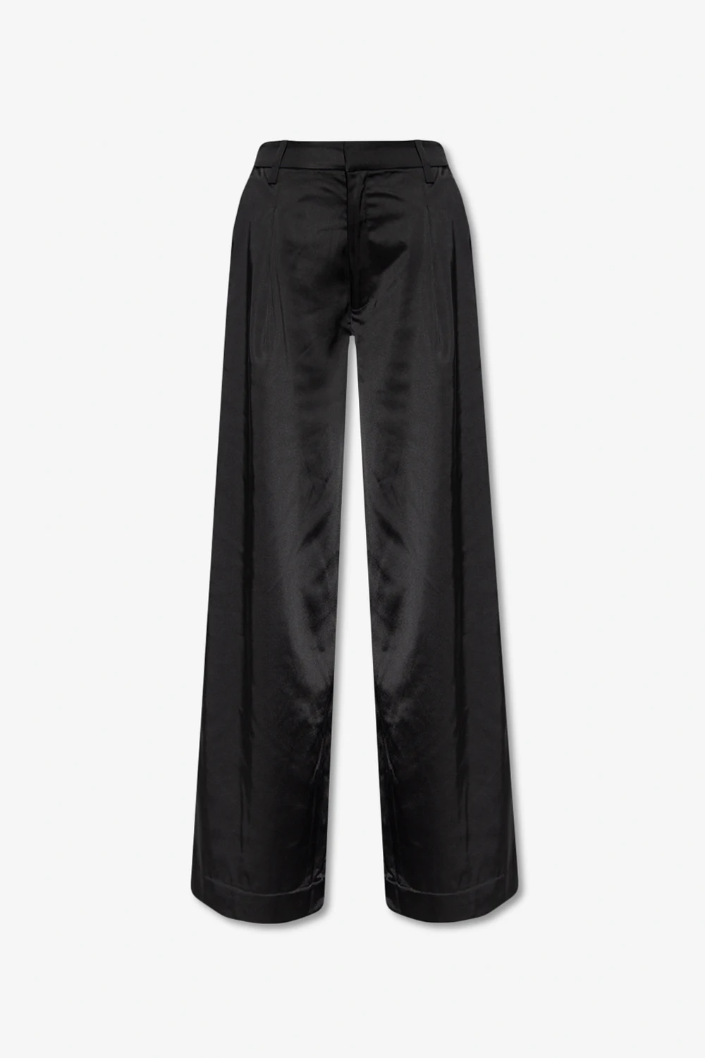 BLACK ‘HarlowGZ’ satin trousers