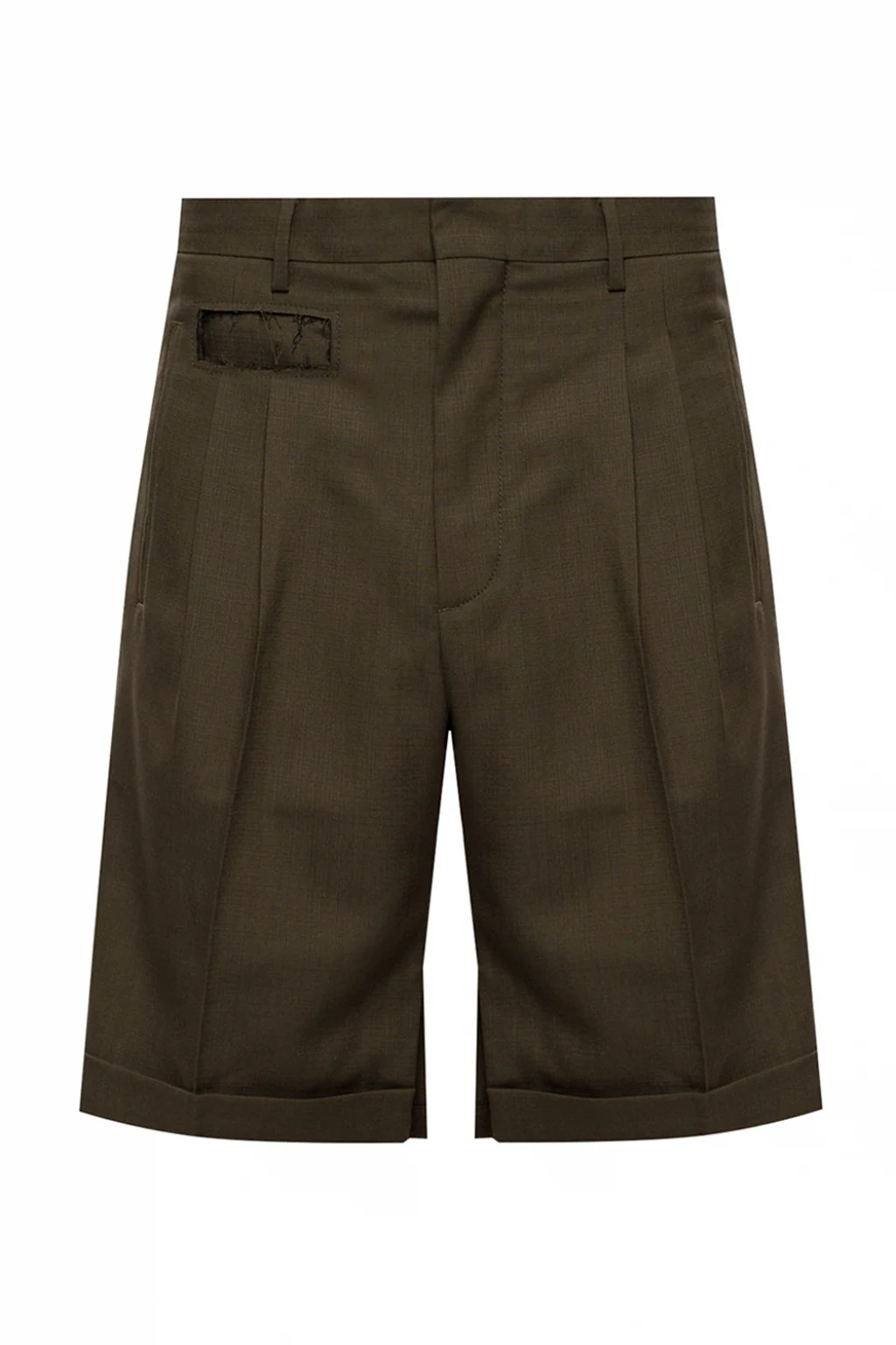 Shorts with decorative hole