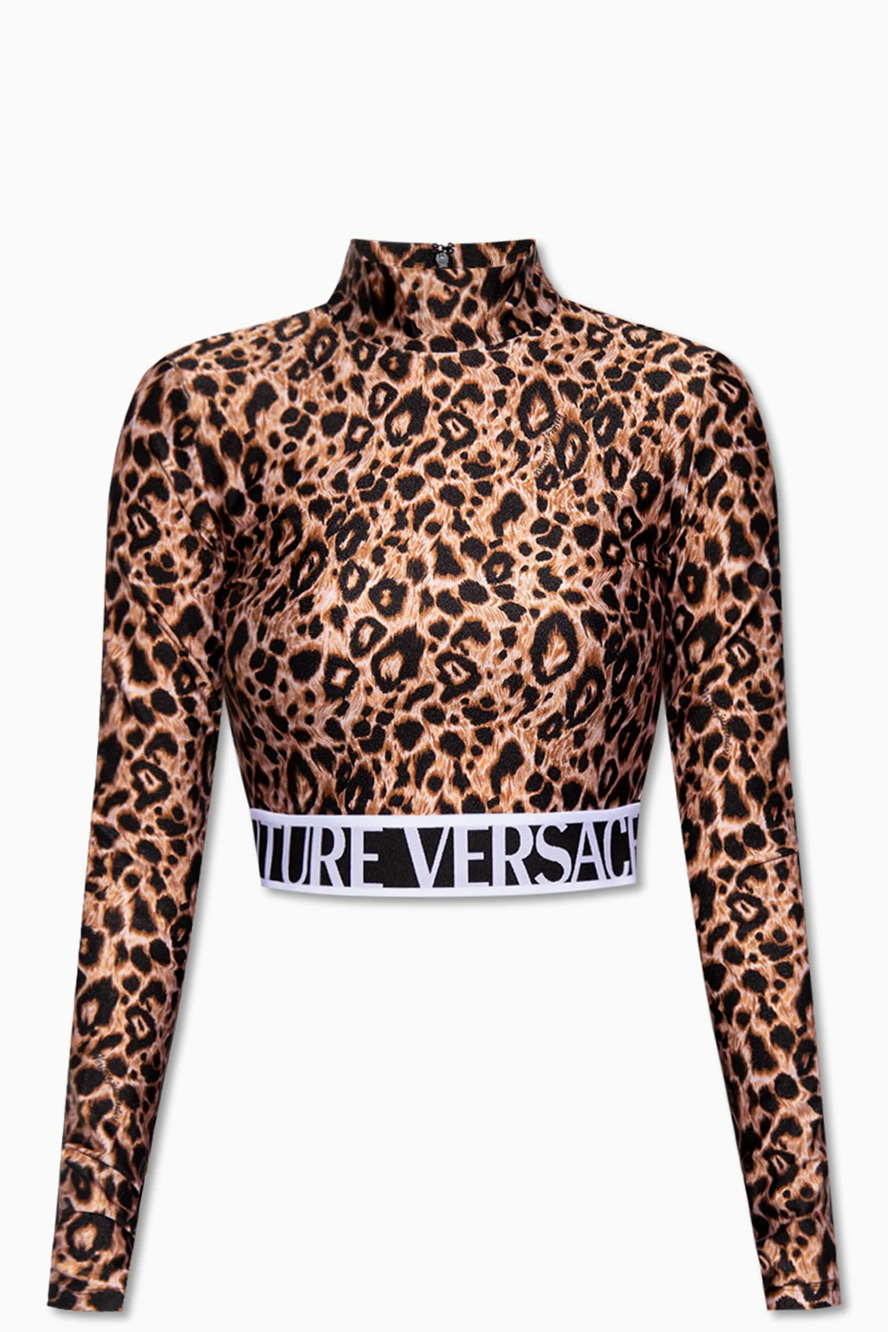 BROWN Turtleneck top