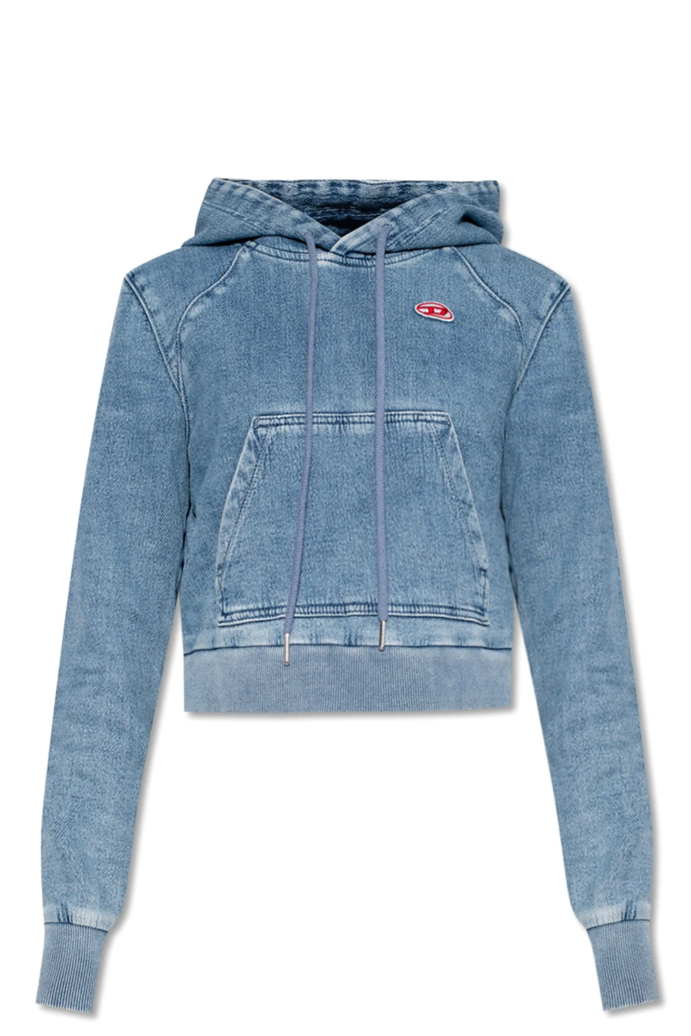 BLUE ‘D-ANGY-HOOD-NE’ denim hoodie